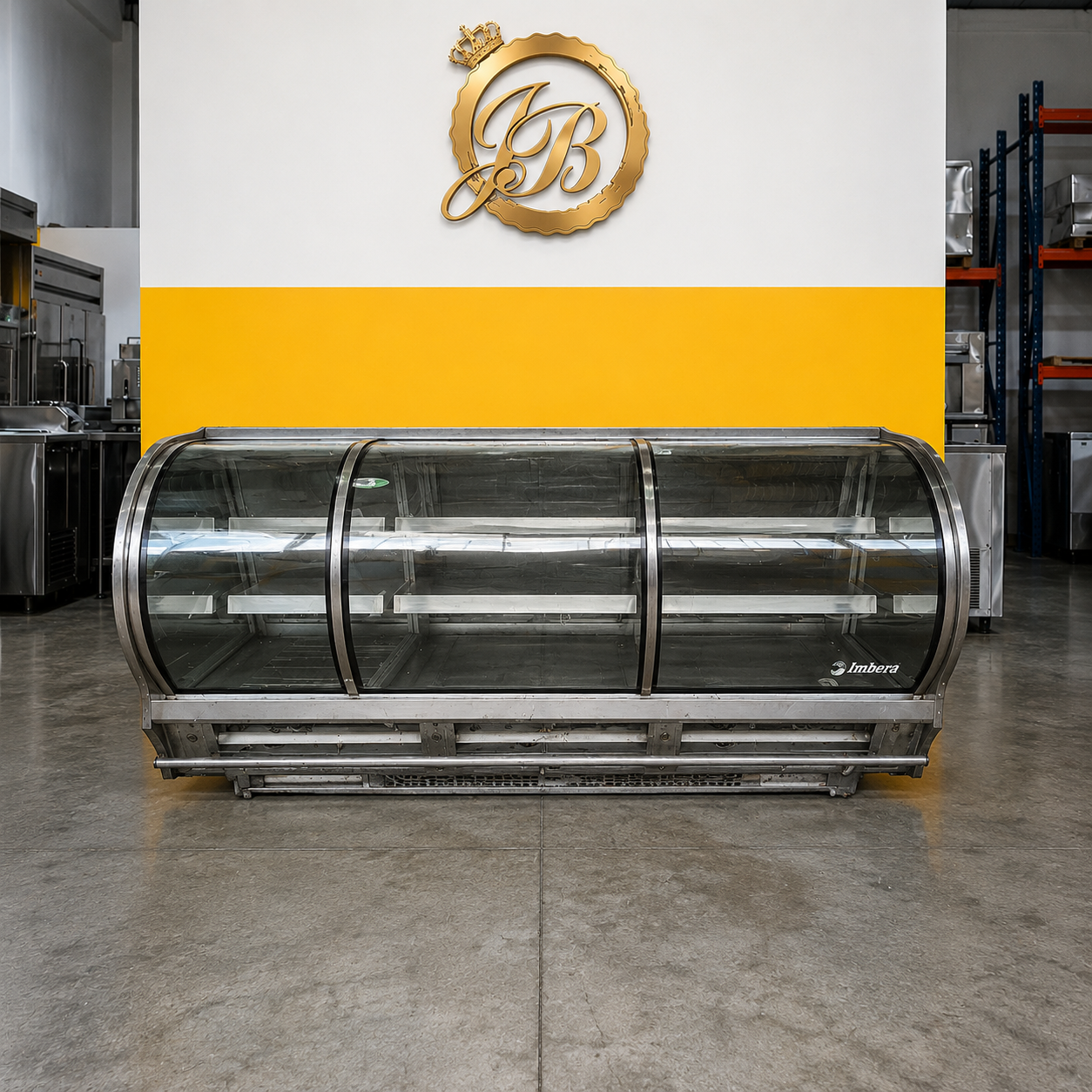 VITRINA REFRIGERADA CURVA METALICA