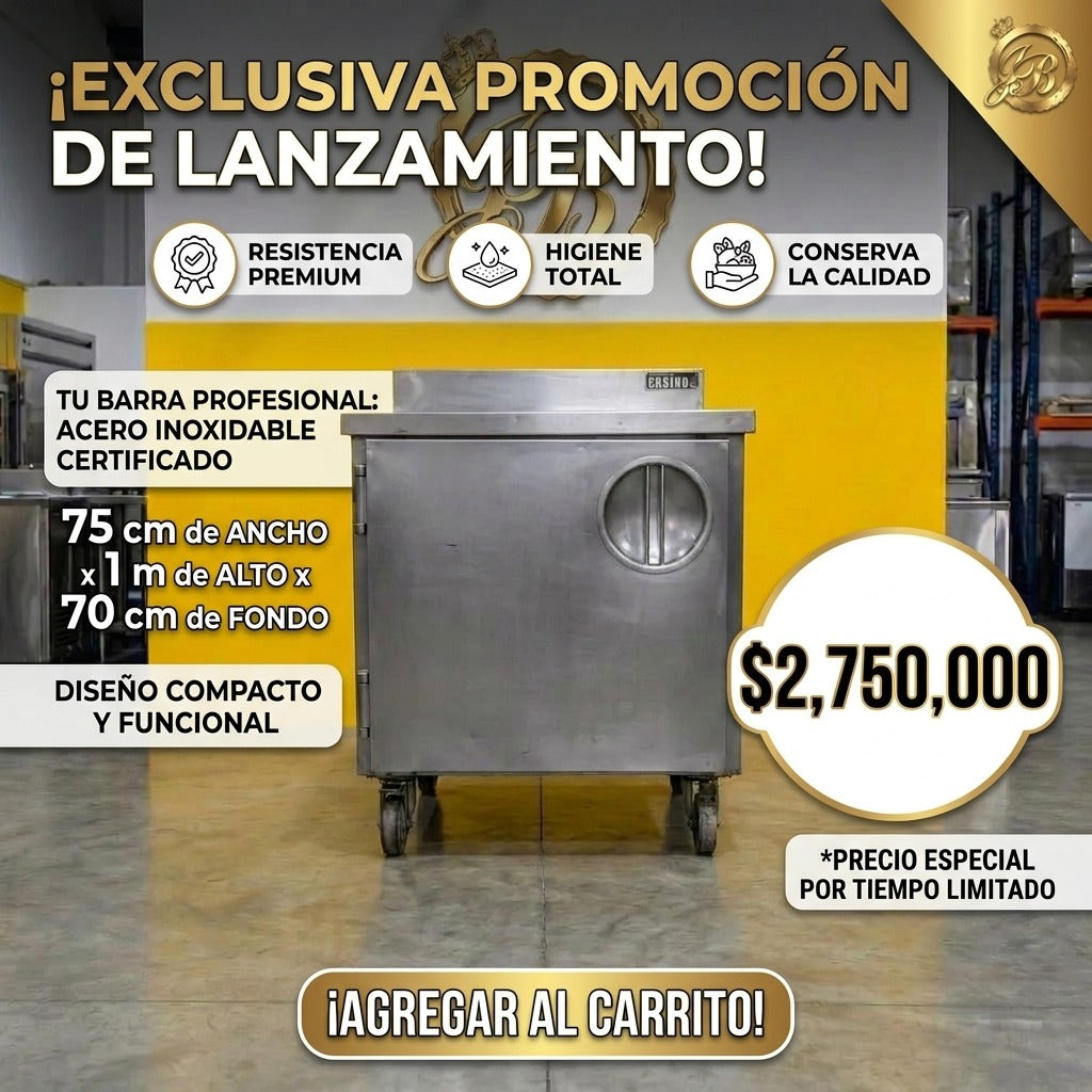 BARRA ACERO INOXIDABLE