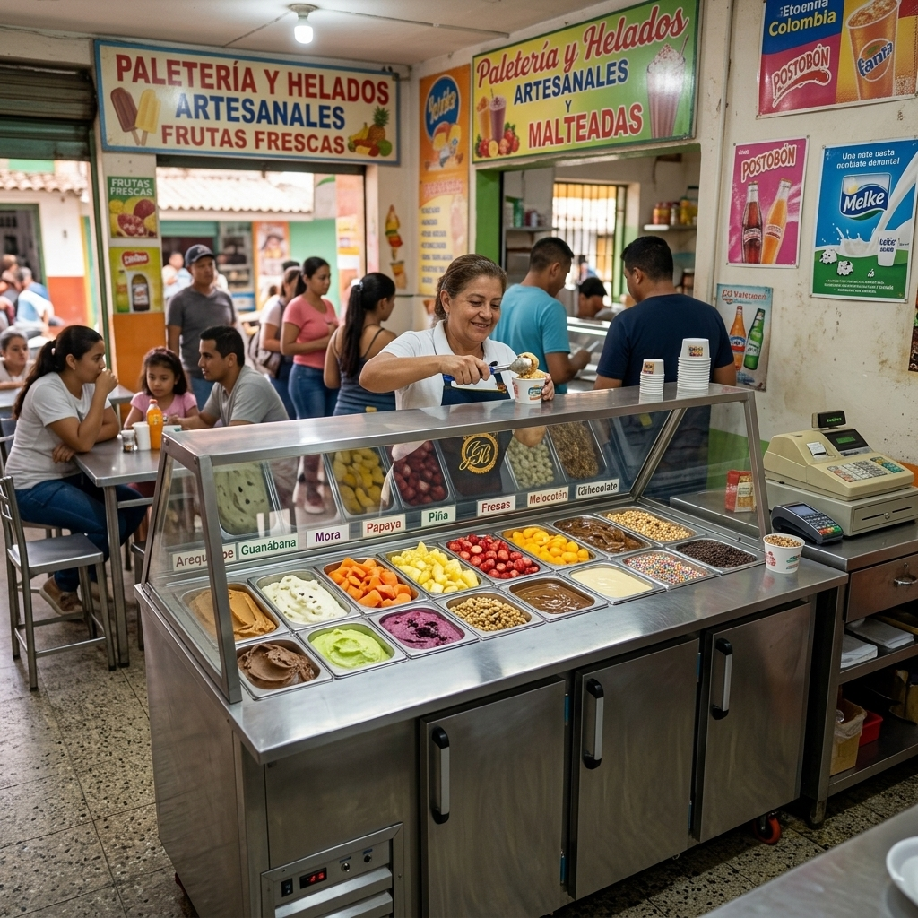 GÓNDOLA TOPPINERA REFRIGERADA