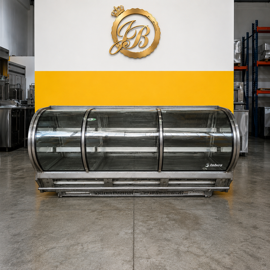 VITRINA REFRIGERADA CURVA METALICA