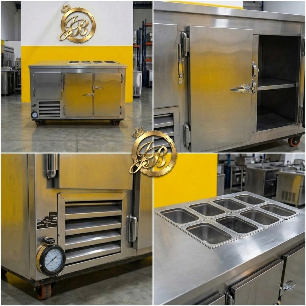 BARRA TOPPINGS EN ACERO INOXIDABLE