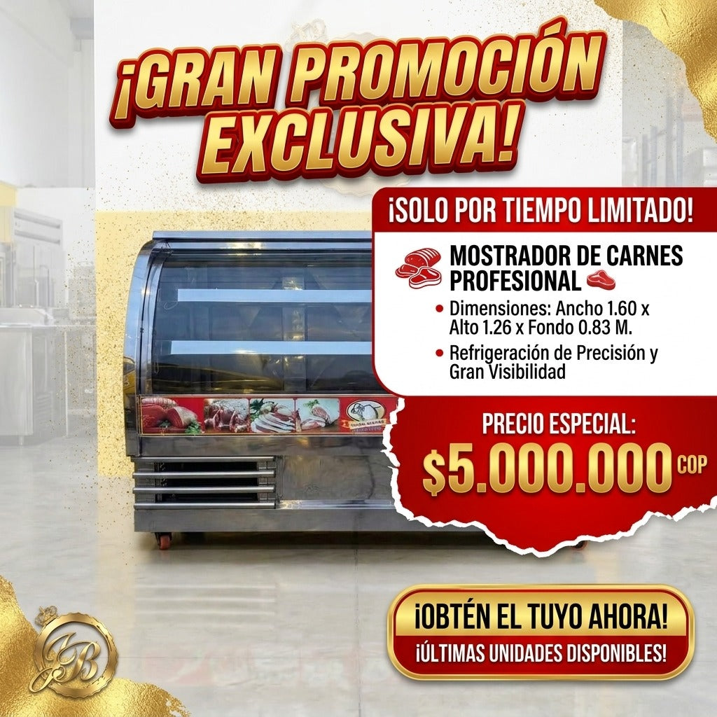 MOSTRADOR DE CARNES 1,60 METROS