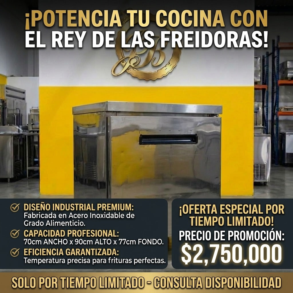 FREIDORA EN ACERO INOXIDABLE