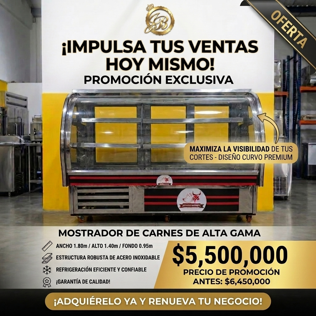 MOSTRADOR DE CARNES 1,80 METROS