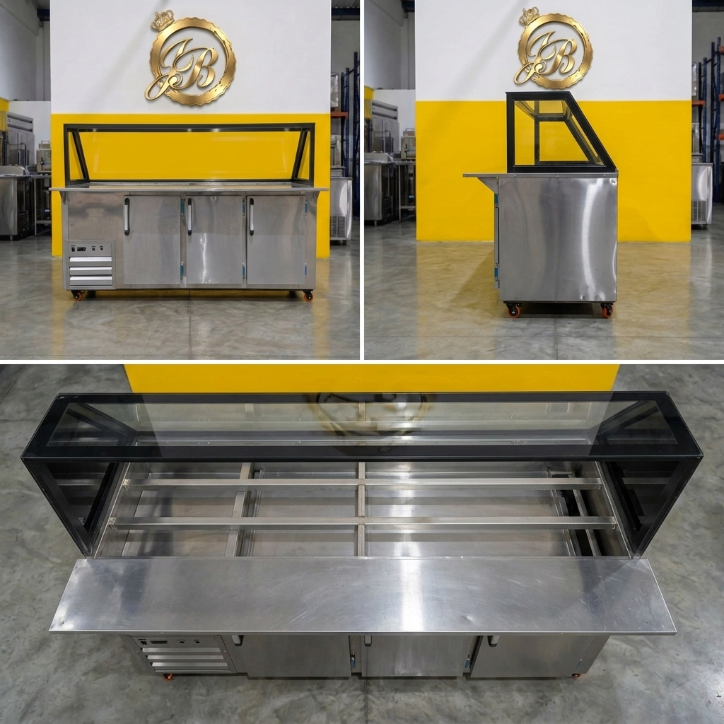 GÓNDOLA TOPPINERA REFRIGERADA