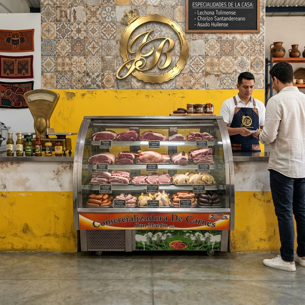 MOSTRADOR PARA CARNES 1,60 METROS