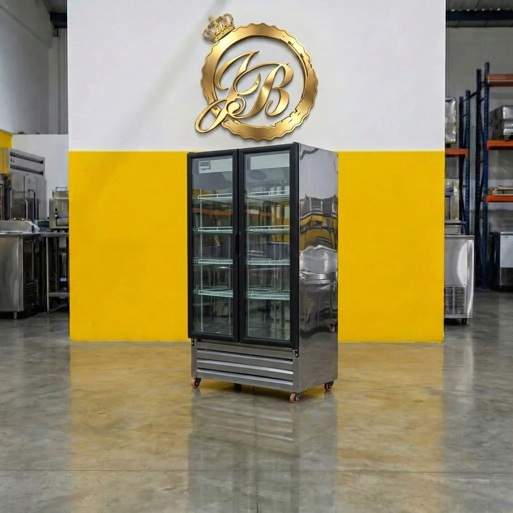 Nevera Exhibidora Refrigerada Doble Puerta